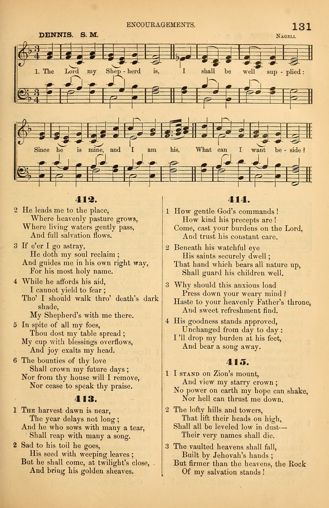 Songs of the Church: or, hymns and tunes for Christian worship page 131