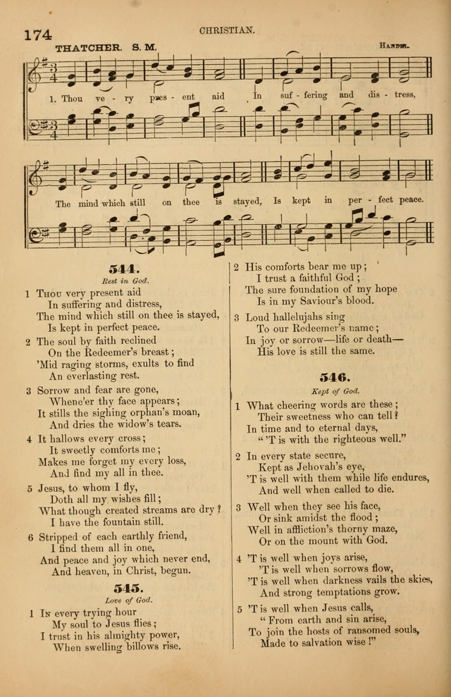 Songs of the Church: or, hymns and tunes for Christian worship page 174