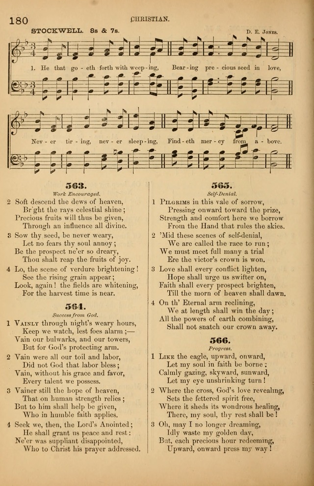 Songs of the Church: or, hymns and tunes for Christian worship page 180
