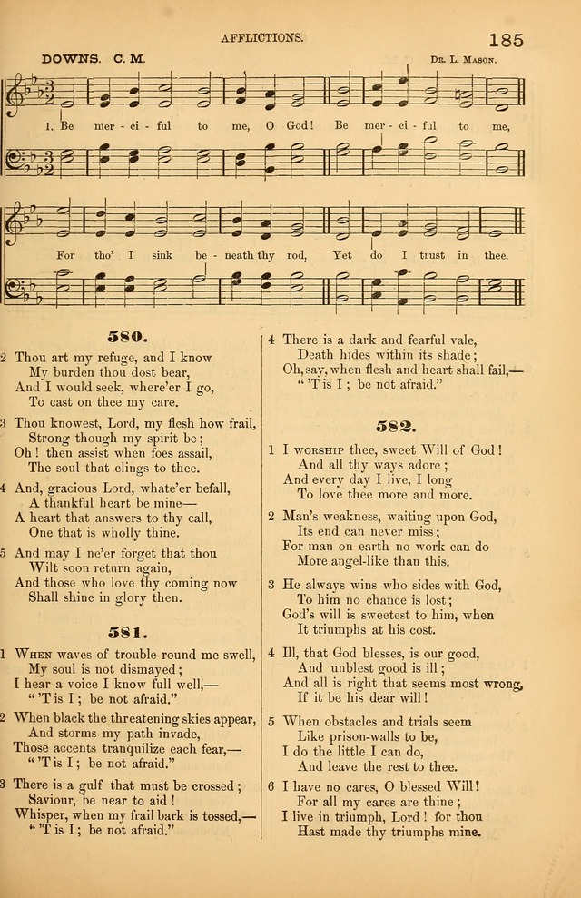 Songs of the Church: or, hymns and tunes for Christian worship page 185