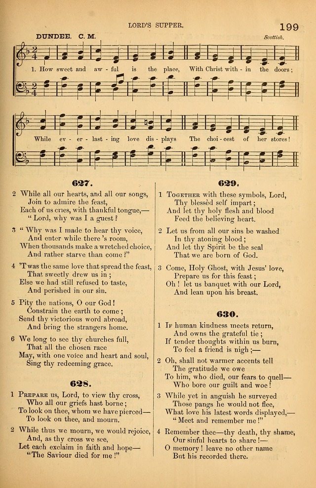 Songs of the Church: or, hymns and tunes for Christian worship page 199