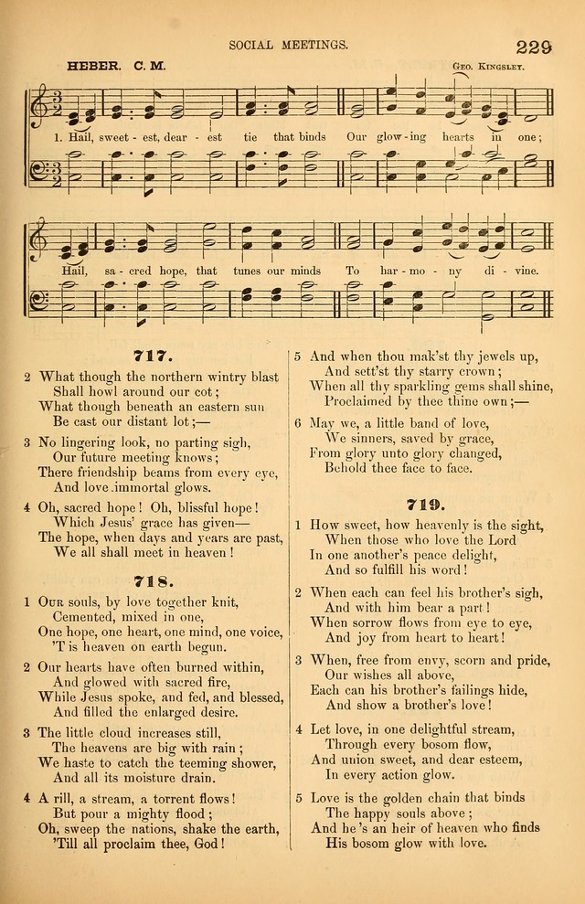 Songs of the Church: or, hymns and tunes for Christian worship page 229