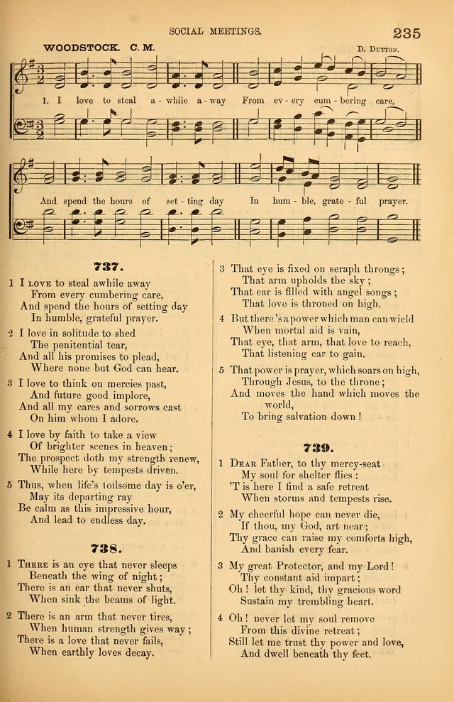 Songs of the Church: or, hymns and tunes for Christian worship page 235