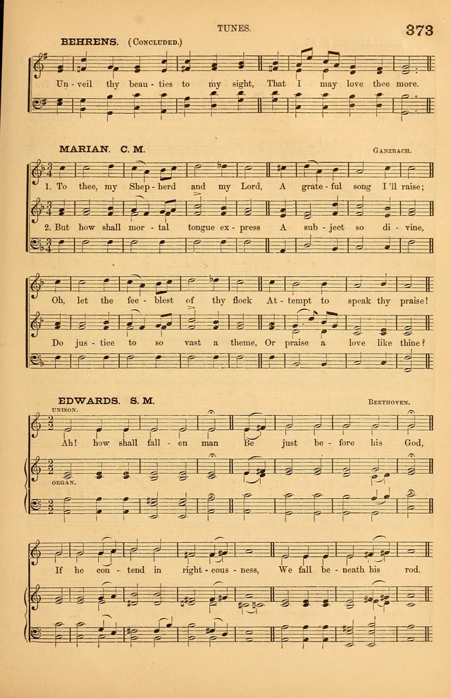 Songs of the Church: or, hymns and tunes for Christian worship page 373