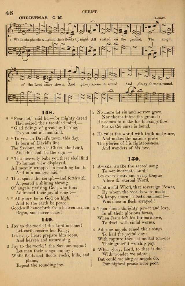 Songs of the Church: or, hymns and tunes for Christian worship page 46