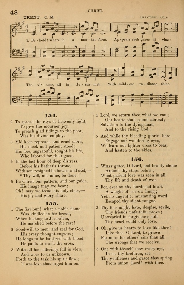 Songs of the Church: or, hymns and tunes for Christian worship page 48