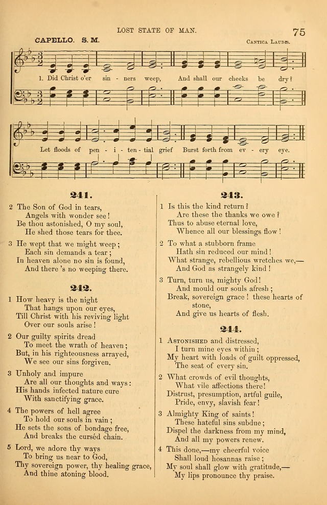 Songs of the Church: or, hymns and tunes for Christian worship page 75