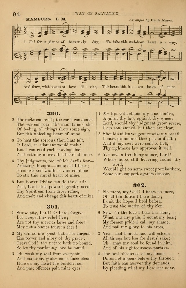 Songs of the Church: or, hymns and tunes for Christian worship page 94