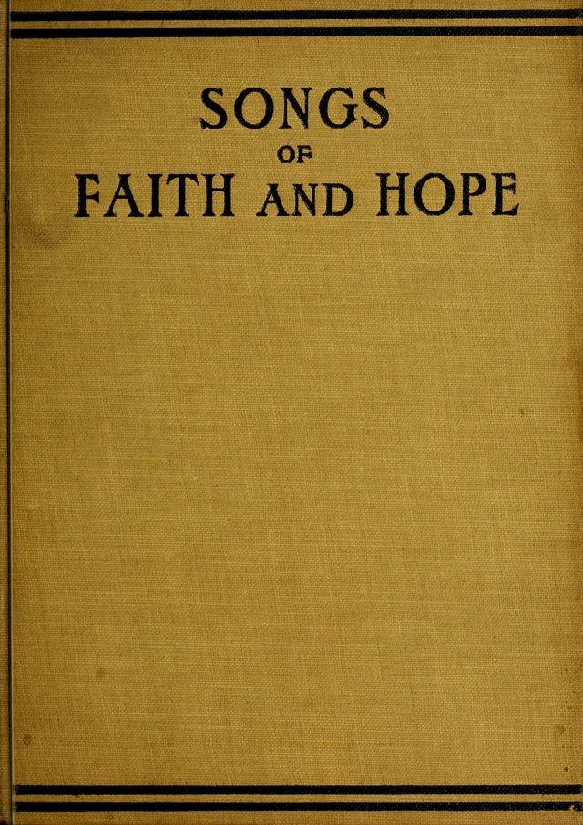 Songs of Faith and Hope page i
