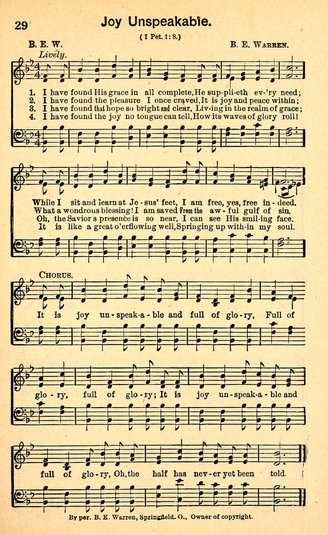 Songs of Full Salvation page 29