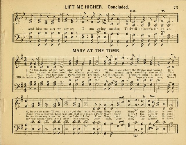 Songs of Glory : For Sunday Schools, Churches and The Social Circle page 74