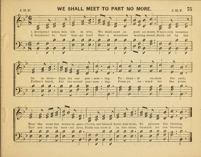 Songs of Glory : For Sunday Schools, Churches and The Social Circle page 76
