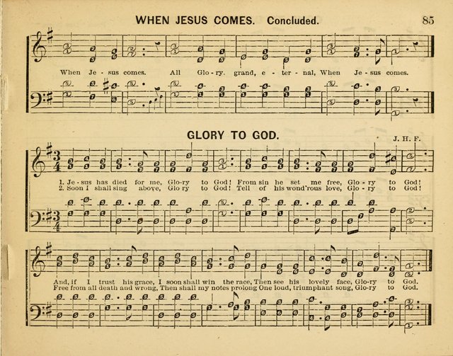 Songs of Glory : For Sunday Schools, Churches and The Social Circle page 86