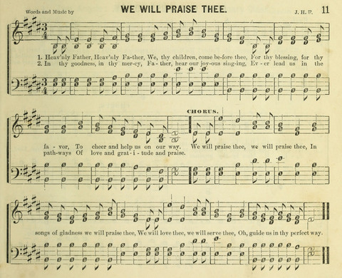 Songs of Gratitude: a cluster of new melodies for Sunday schools and worshiping assemblies page 11