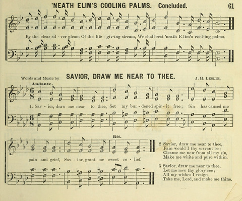 Songs of Gratitude: a cluster of new melodies for Sunday schools and worshiping assemblies page 61