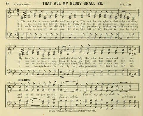 Songs of Gratitude: a cluster of new melodies for Sunday schools and worshiping assemblies page 66