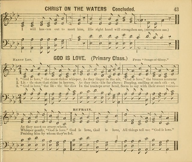 Songs of Glory No. 2: a collection of beautiful songs for Sunday Schools and the Family Circle page 45