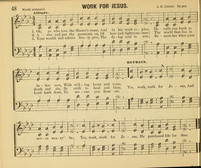 Songs of Glory No. 2: a collection of beautiful songs for Sunday Schools and the Family Circle page 50