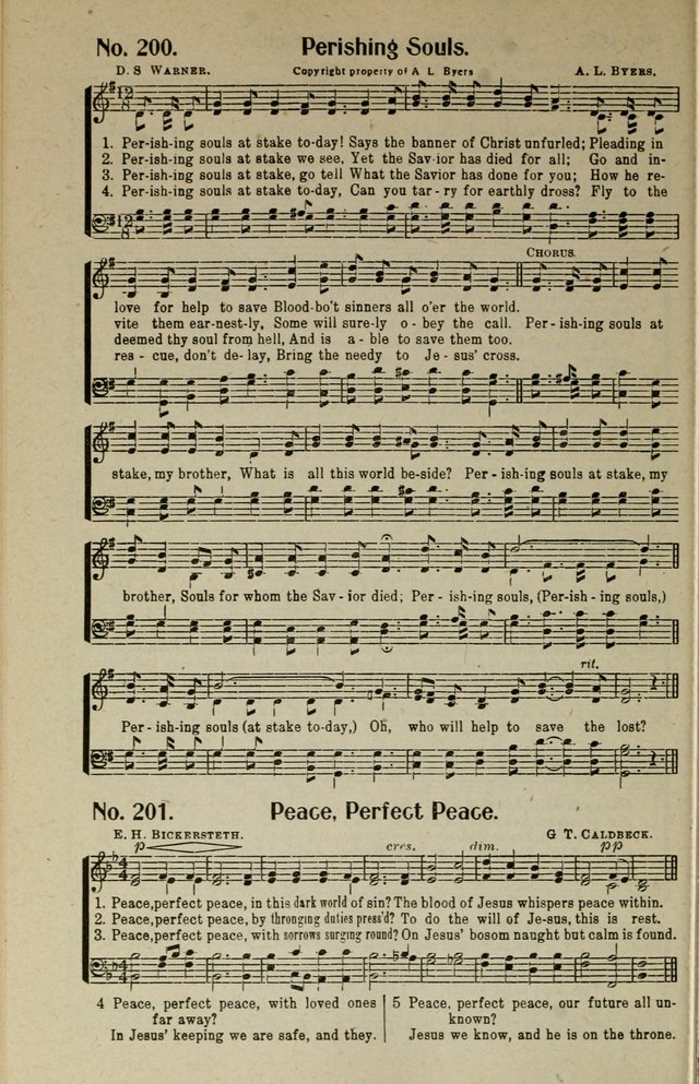 Songs of Grace and Glory: A New and Inspiring Selection of Sacred Songs for Evangelical Use and General Worship page 191