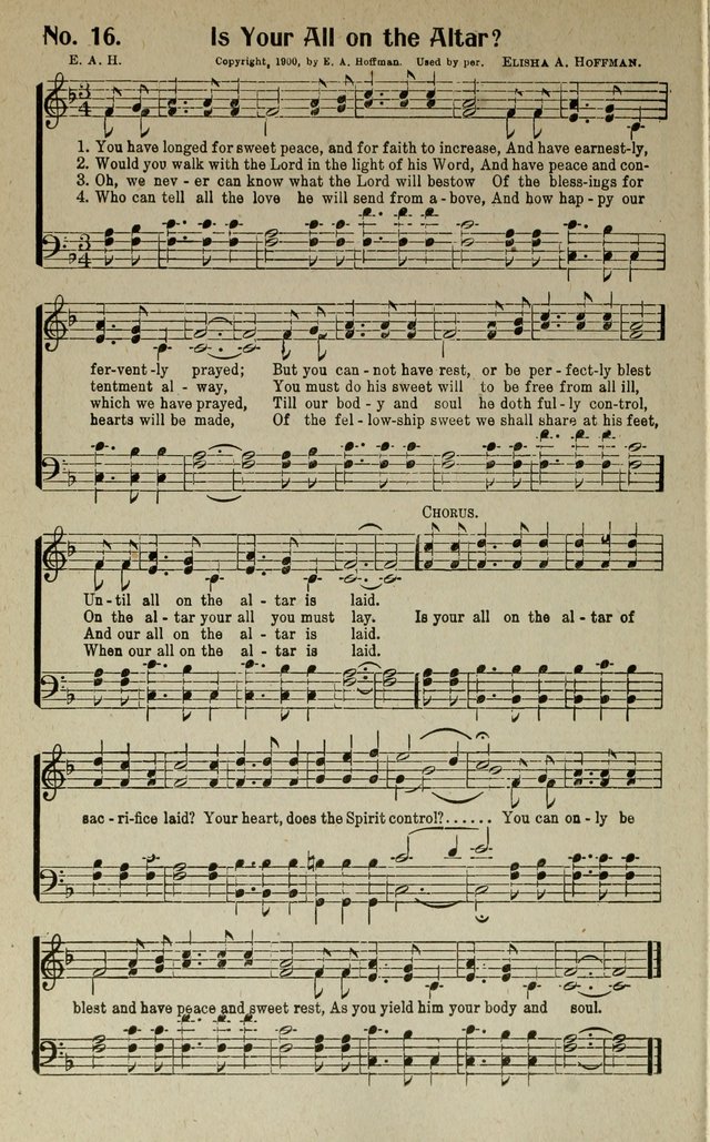 Songs of Grace and Glory: A New and Inspiring Selection of Sacred Songs for Evangelical Use and General Worship page 21