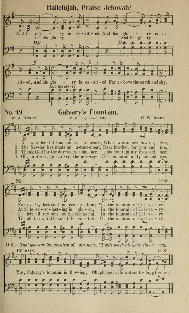 Songs of Grace and Glory: A New and Inspiring Selection of Sacred Songs for Evangelical Use and General Worship page 54