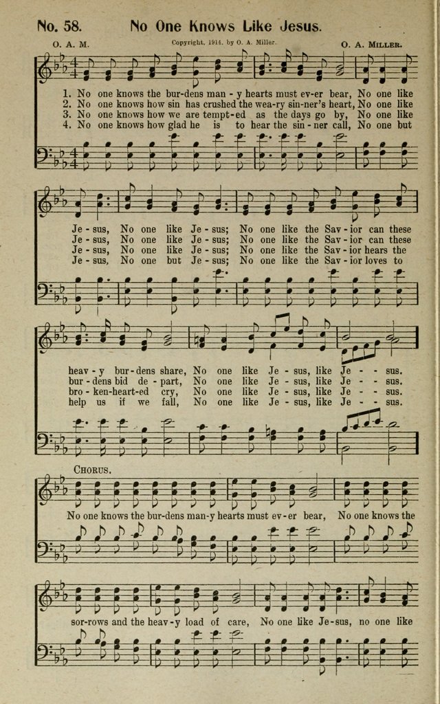 Songs of Grace and Glory: A New and Inspiring Selection of Sacred Songs for Evangelical Use and General Worship page 61