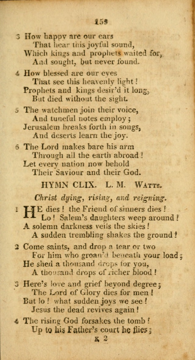 A Selection of Hymns for the use of social religious meetings, and for private devotions 2d ed. page 110
