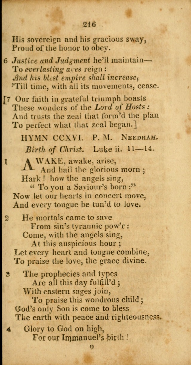 A Selection of Hymns for the use of social religious meetings, and for private devotions 2d ed. page 154
