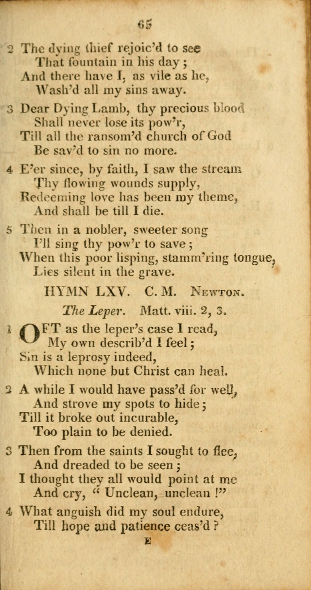 A Selection of Hymns for the use of social religious meetings, and for private devotions 2d ed. page 48