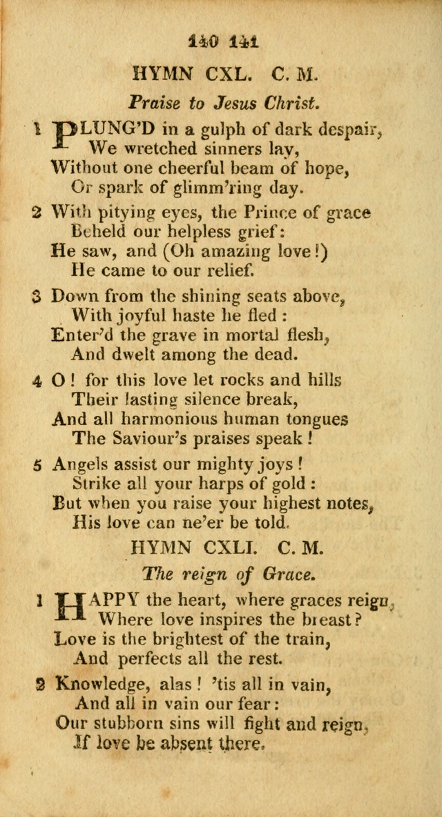 A Selection of Hymns for the use of social religious meetings, and for private devotions 2d ed. page 99