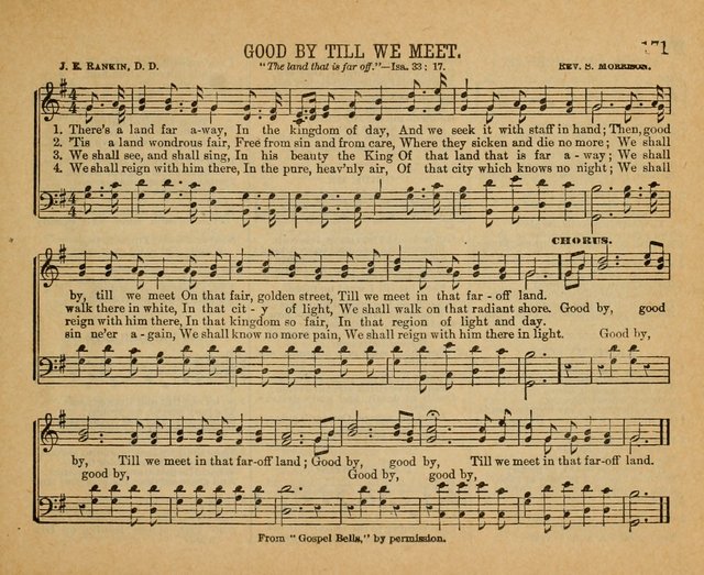 Songs of the Kingdom: a choice collection of songs and hymns for the Sunday school and other social services page 171