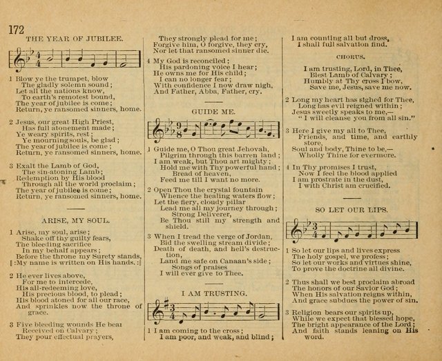 Songs of the Kingdom: a choice collection of songs and hymns for the Sunday school and other social services page 172