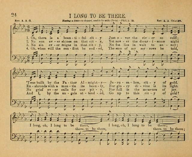 Songs of the Kingdom: a choice collection of songs and hymns for the Sunday school and other social services page 24