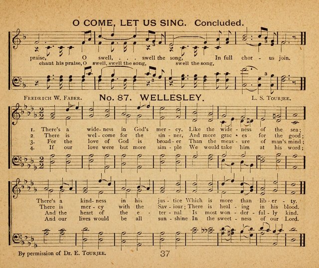 Songs of Love and Praise: for Sabbath-Schools, Prayer-Meetings, and Family Circle page 37