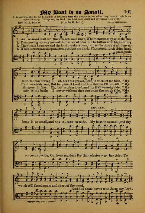 Songs of Love and Praise: for use in meetings & Christian worship & work page 101