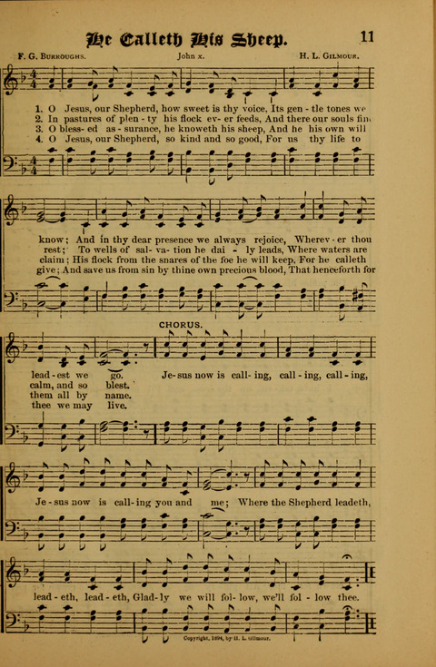 Songs of Love and Praise: for use in meetings & Christian worship & work page 11
