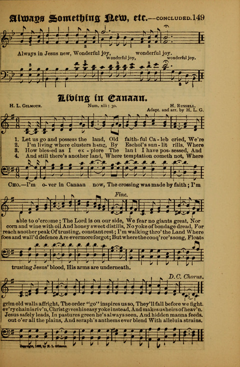 Songs of Love and Praise: for use in meetings & Christian worship & work page 149