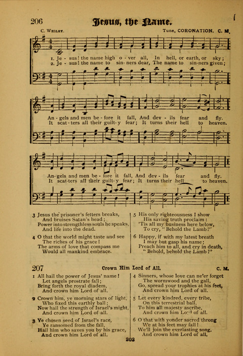 Songs of Love and Praise: for use in meetings & Christian worship & work page 202