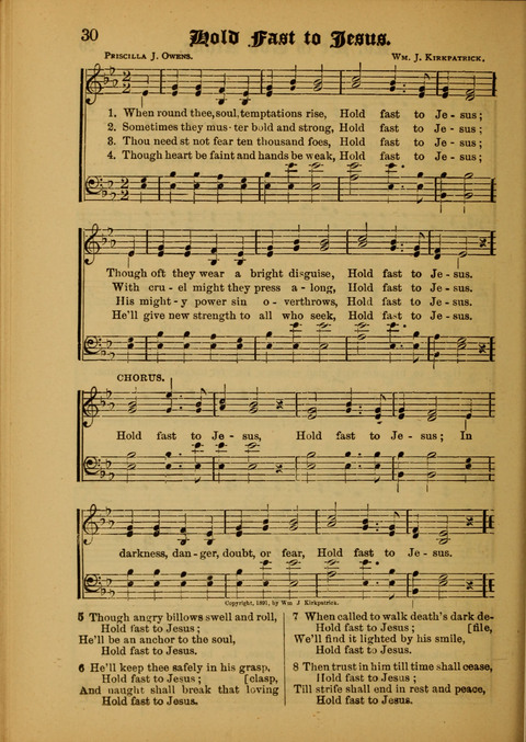 Songs of Love and Praise: for use in meetings & Christian worship & work page 30