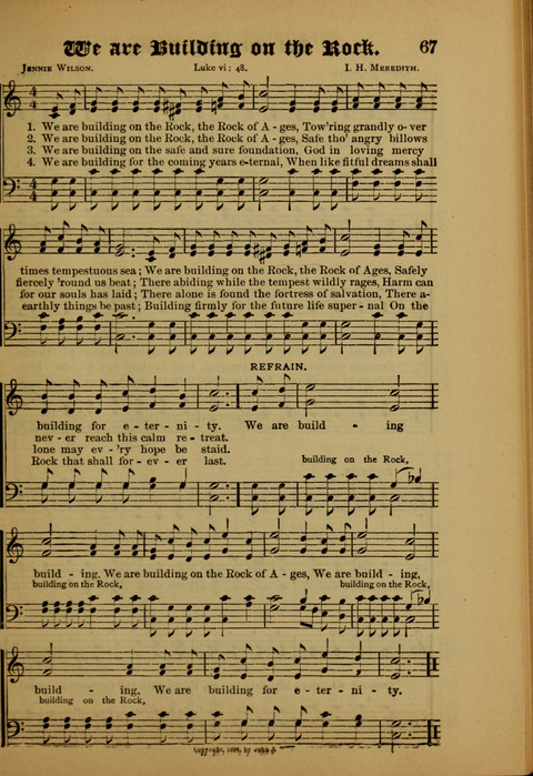 Songs of Love and Praise: for use in meetings & Christian worship & work page 67