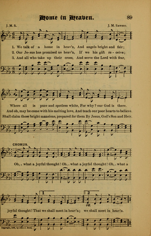 Songs of Love and Praise: for use in meetings & Christian worship & work page 89