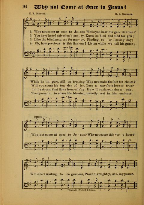 Songs of Love and Praise: for use in meetings & Christian worship & work page 94