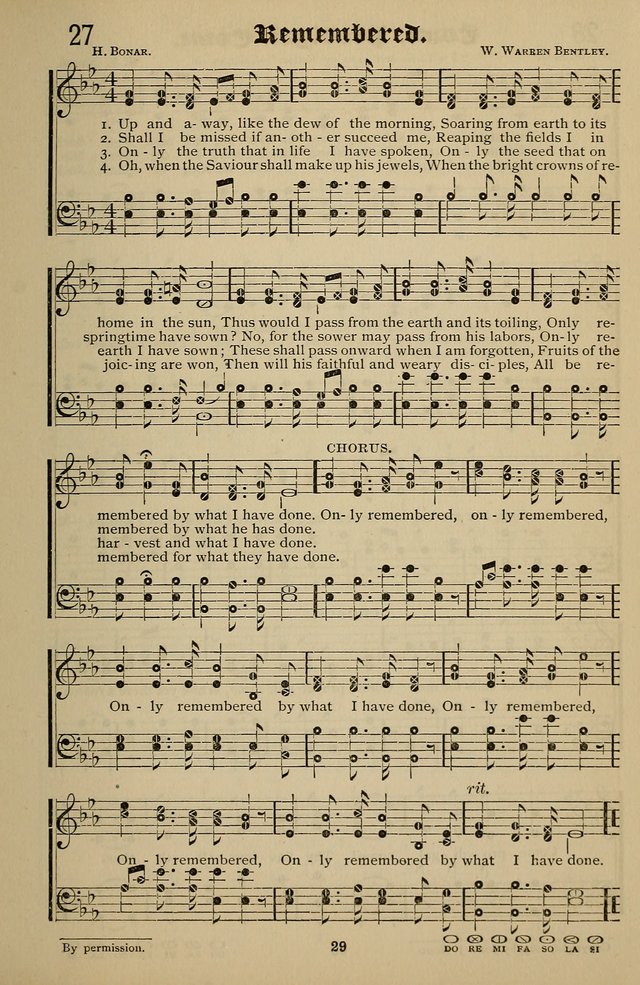 Songs of the New Life: with Songs of Redeeming Love Combined: for use in gospel meetings, etc. page 29