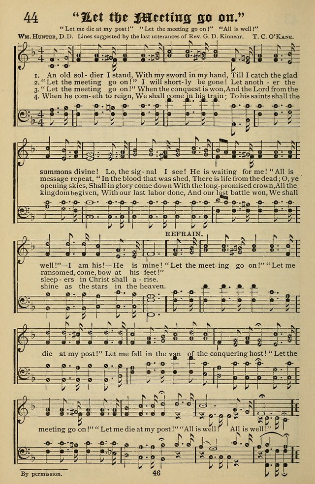 Songs of the New Life: with Songs of Redeeming Love Combined: for use in gospel meetings, etc. page 46
