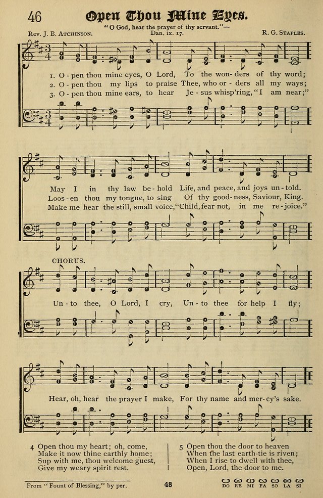 Songs of the New Life: with Songs of Redeeming Love Combined: for use in gospel meetings, etc. page 48
