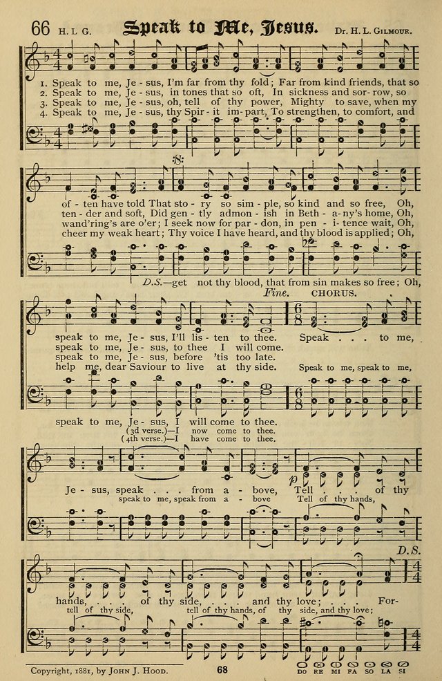 Songs of the New Life: with Songs of Redeeming Love Combined: for use in gospel meetings, etc. page 68