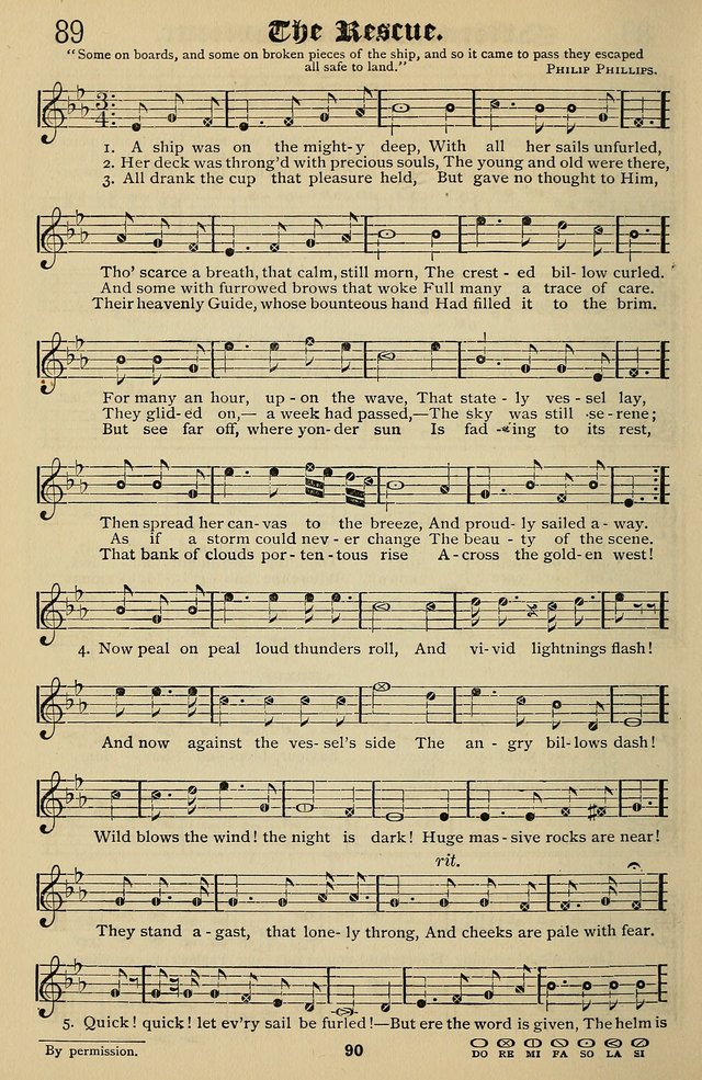 Songs of the New Life: with Songs of Redeeming Love Combined: for use in gospel meetings, etc. page 90