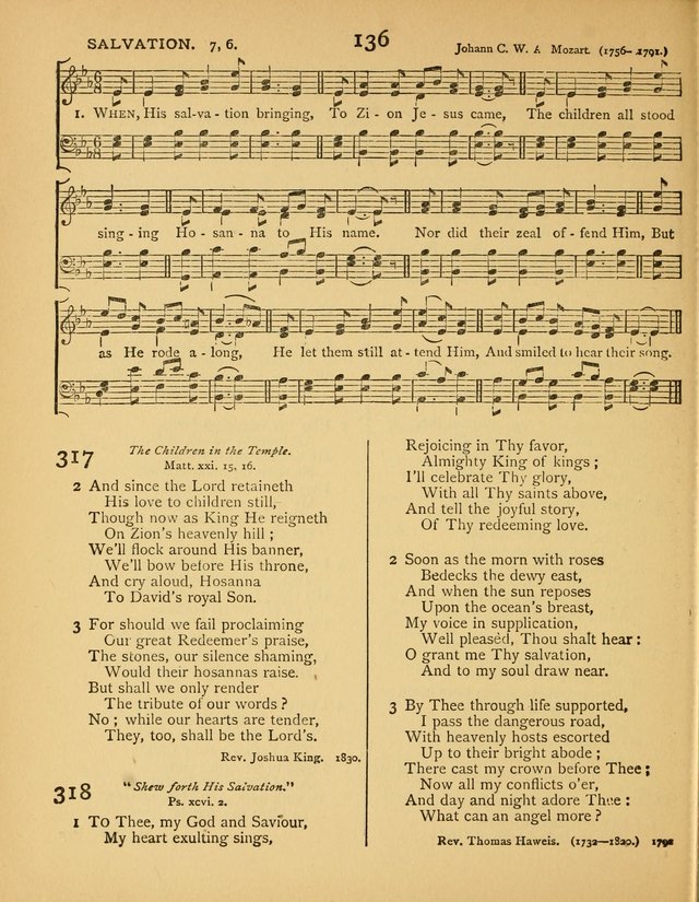 Songs of Praise: a selection of standard hymns and tunes for the Sunday-shcools and social meetings page 137