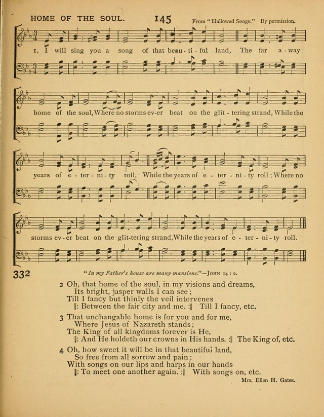 Songs of Praise: a selection of standard hymns and tunes for the Sunday-shcools and social meetings page 146