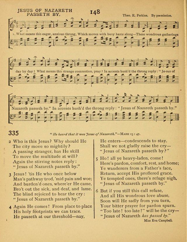 Songs of Praise: a selection of standard hymns and tunes for the Sunday-shcools and social meetings page 149
